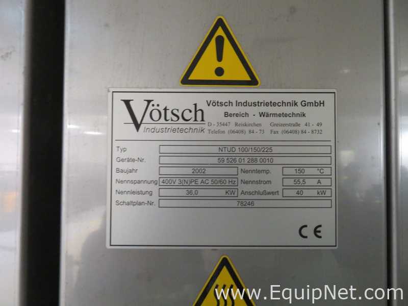 Votsch Industrietechnik GmbH NTUD 100/150/225 Drying Oven