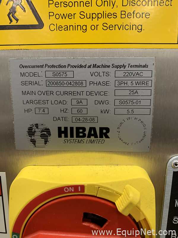 Envasadora HiBar Systems Ltd S0575