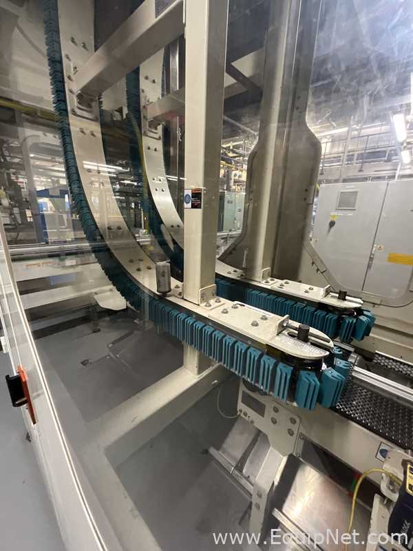 Etavoni 180 Degree Curved Conveyor Belt Elevator with Downstream Conveyors - Line 5