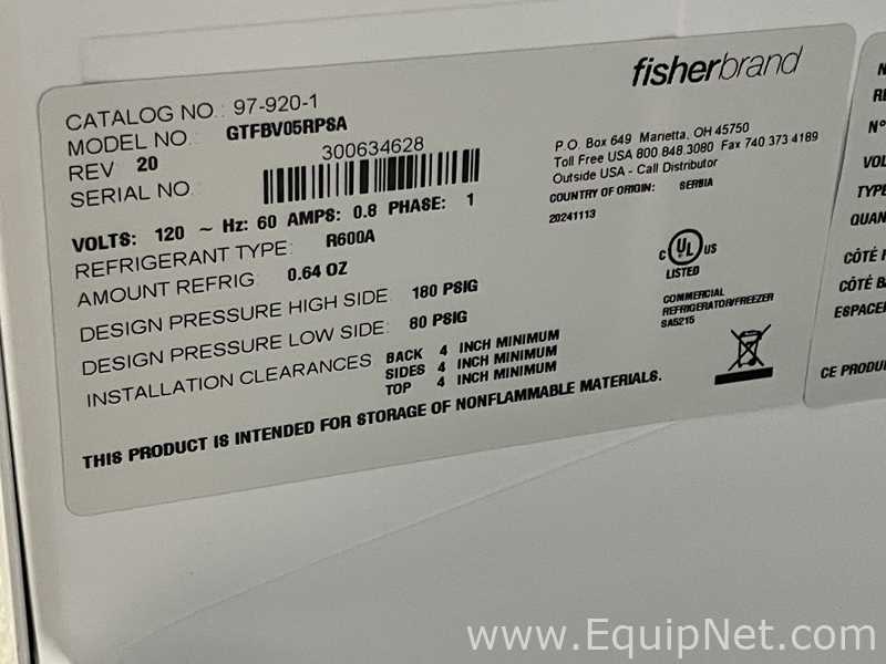 Refrigeradores Fisher Brand GTFBV05RPSA