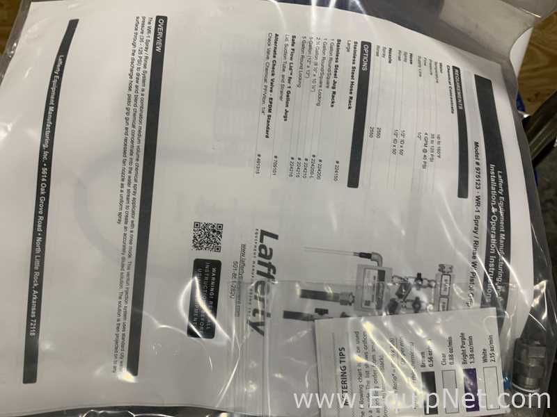 Lavadora Lafferty Equipment and Manufacturing 975123.  20 Galones