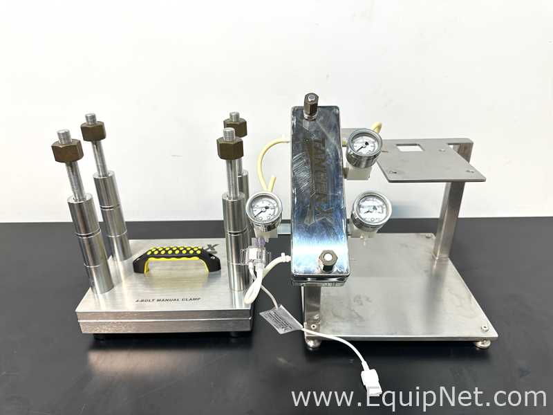 Lot Of TangenX TX00901 And SIUS 4-Bolt Manual Clamp Tangential Flow Filtration TFF