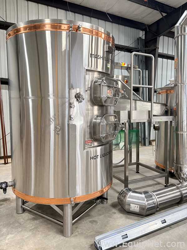 Equipamento de fabricação de cerveja e destilação Specific Mechanical Systems 8.5 BBL 2 Vessel Brewhouse 