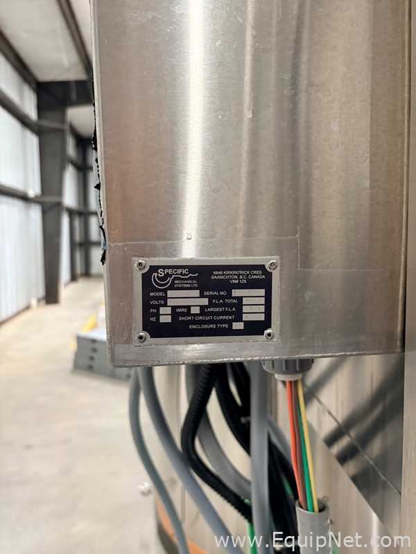 Equipamento de fabricação de cerveja e destilação Specific Mechanical Systems 8.5 BBL 2 Vessel Brewhouse 