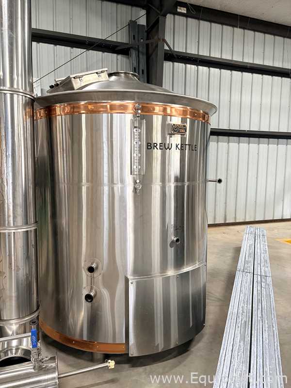 Equipamento de fabricação de cerveja e destilação Specific Mechanical Systems 8.5 BBL 2 Vessel Brewhouse 