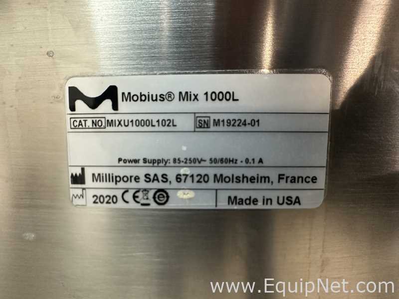 Recipiente Mezclador Millipore Mobius Mix 1000L