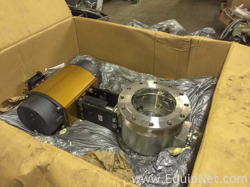 Gemco 10 Inch C22 Hastelloy Pneumatic Actuated Butterfly Valve for Corrosive Applications