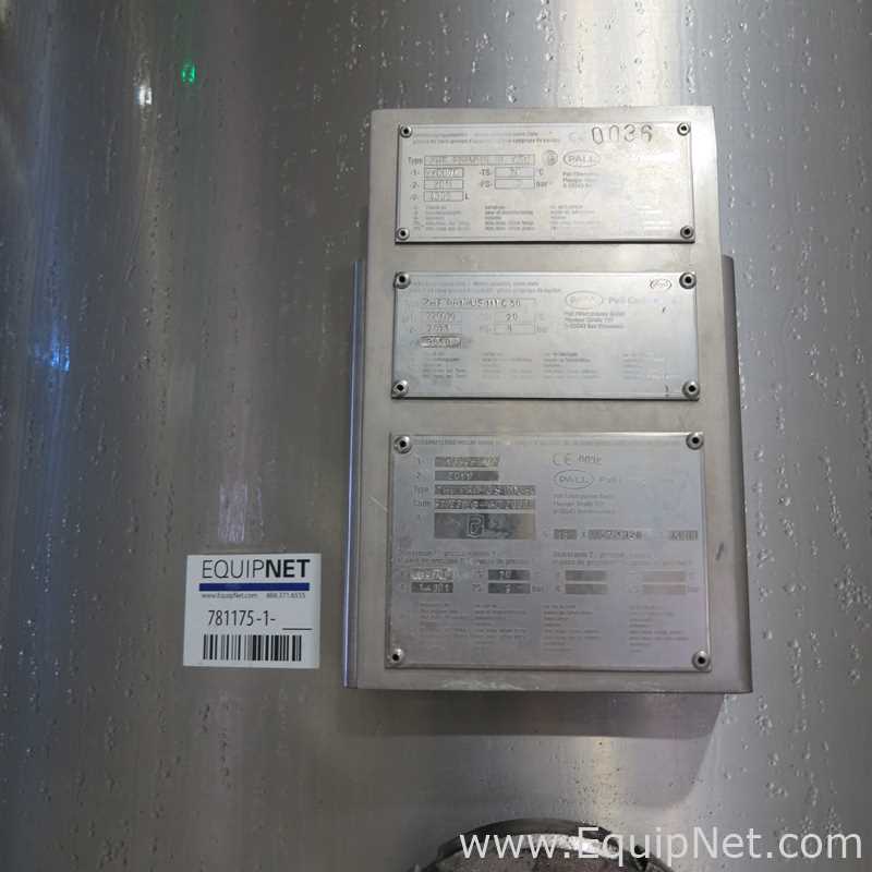 PALL 40 HL - 34 bbl Stainless Steel 1.4301 Rotating Plate Filter