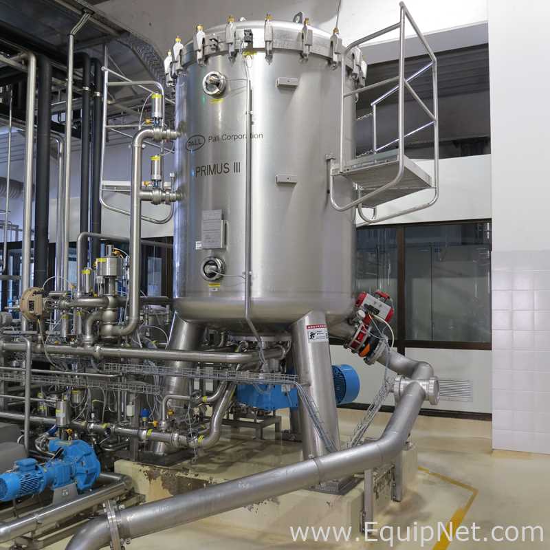 PALL 40 HL - 34 bbl Stainless Steel 1.4301 Rotating Plate Filter