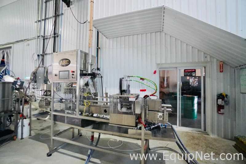 ABE Equipment CraftCan Duo 45 Carbonated Can Filler and Seamer with Gravity Depalletizer