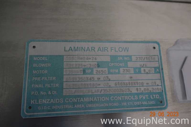 Manejadora de Aire Klenzaids Contamination Controls Pvt Ltd 1550R-84-24