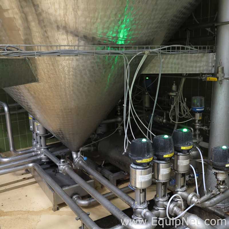 Jedinstvo Zagreb 200 HL - 170 bbl Tanque De Levadura Vertical De Acero Inoxidable