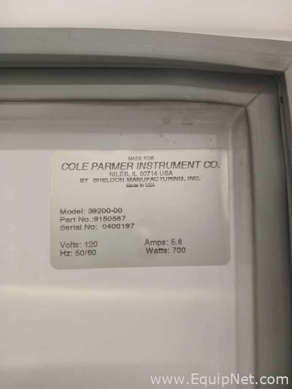 Cole Parmer 39060-10 Incubator