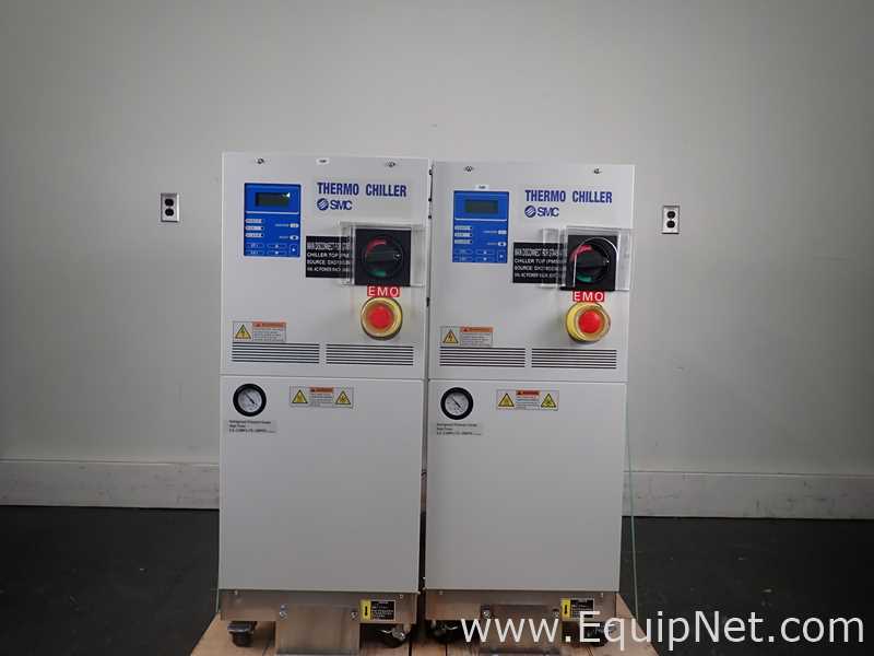 Lot Of 2 SMC HRZ010-WS Refrigerated Thermo-Cooler