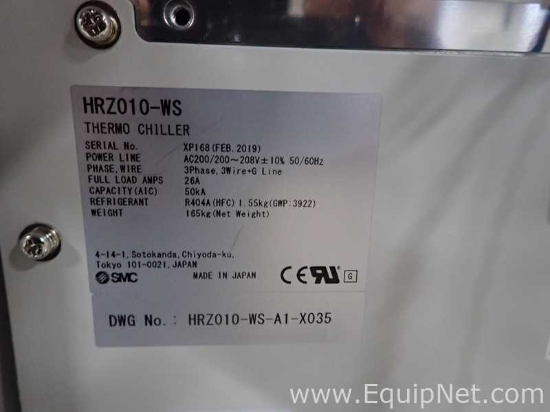 Lot Of 2 SMC HRZ010-WS Refrigerated Thermo-Cooler