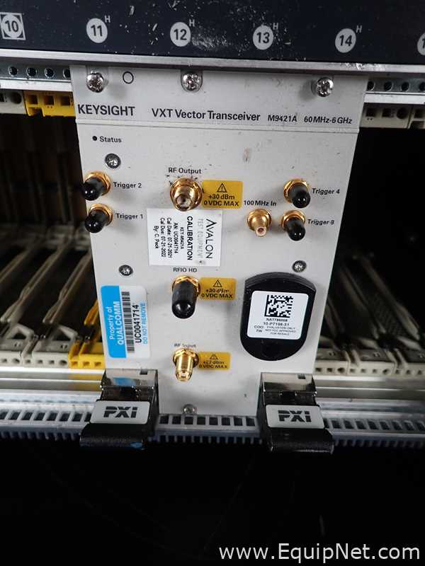Keysight M9018B PXIe Chassis with Modules