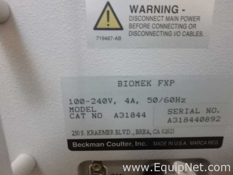 Manejadora de Líquidos Beckman Coulter Biomek FXp