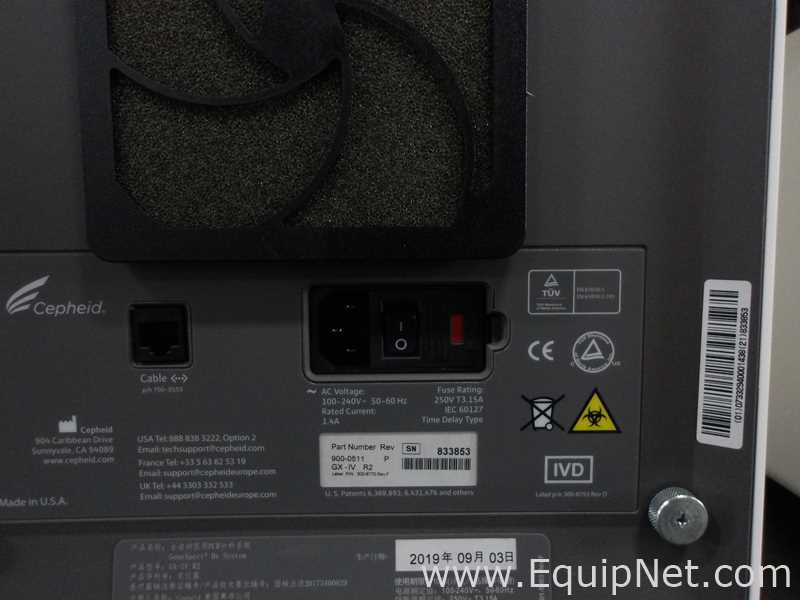 Lote de 2 PCR y Termociclador Cepheid GeneXpert
