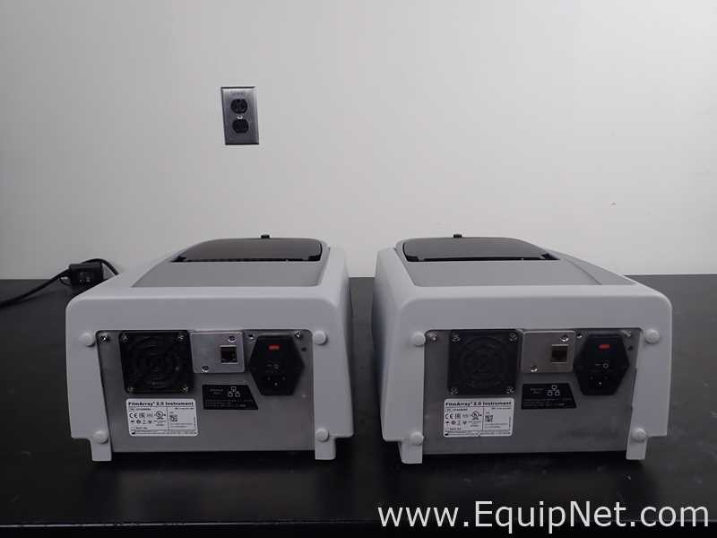 Lot of 2 BioFire FilmArray 2.0 PCR Instruments