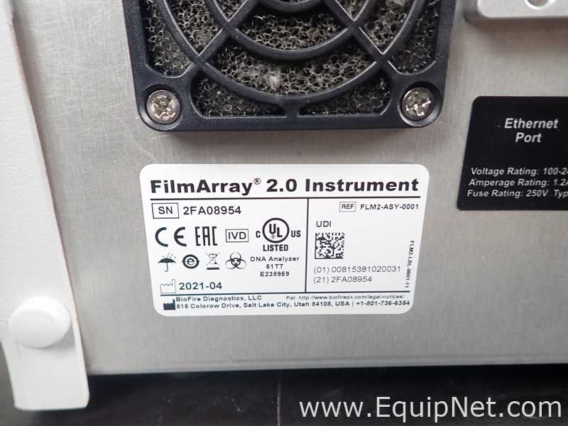 Lot of 2 BioFire FilmArray 2.0 PCR Instruments