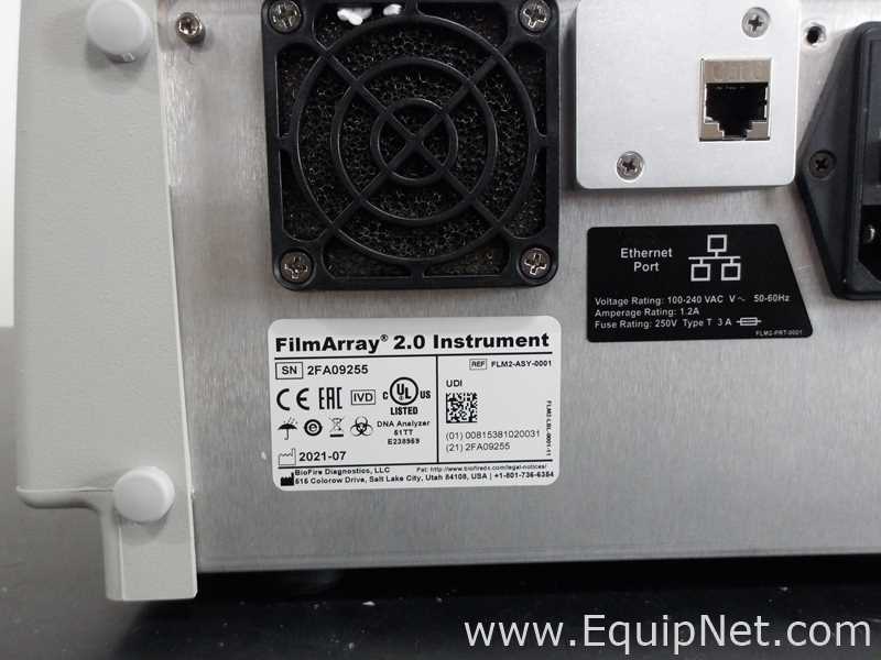 Lote de 2 PCR y Termociclador BioFire FilmArray Instruments FilmArray 2.0