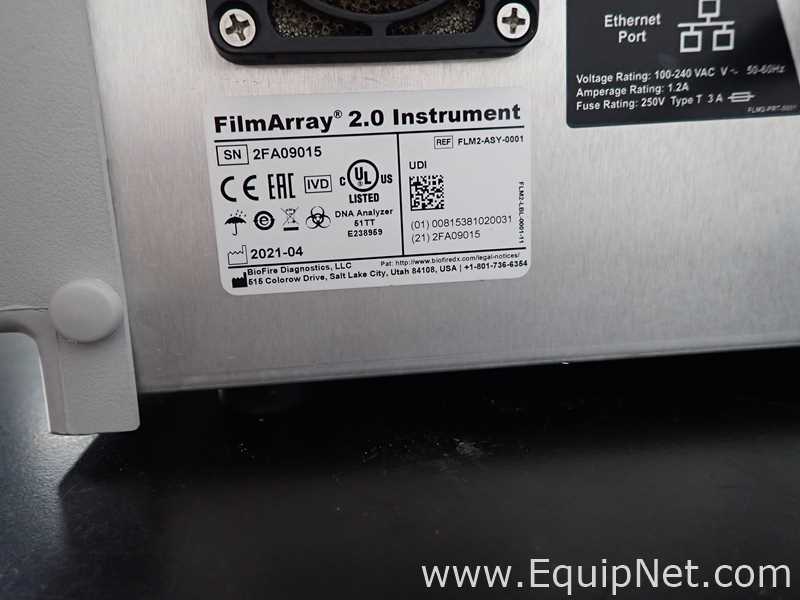 Lote de 2 PCR y Termociclador BioFire FilmArray Instruments FilmArray 2.0