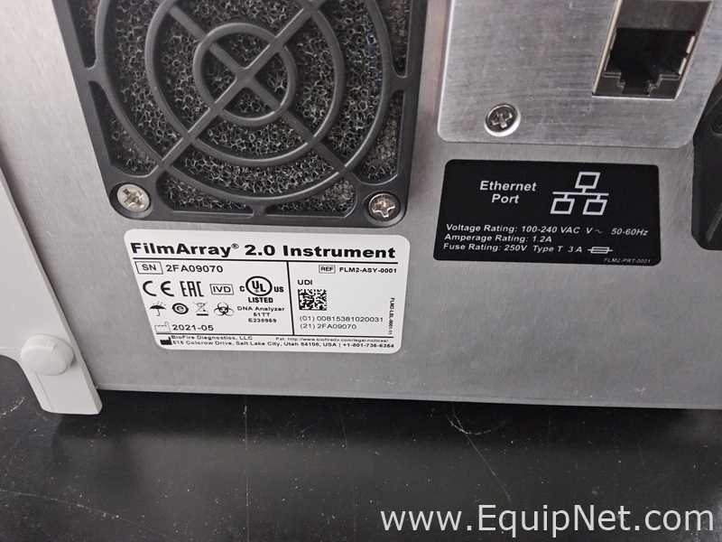 Lote de 2 PCR y Termociclador BioFire FilmArray Instruments FilmArray 2.0