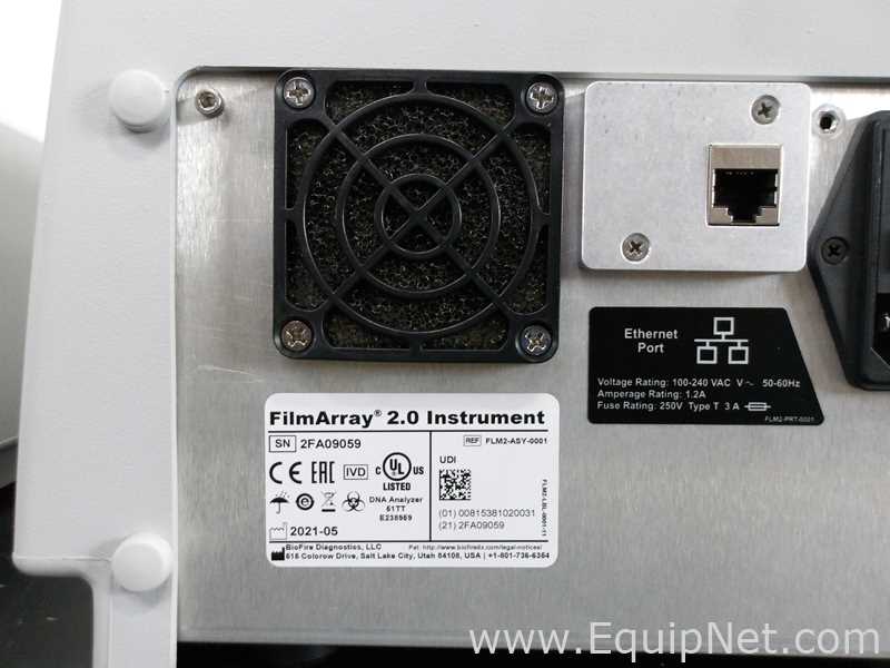 Lote de 2 PCR y Termociclador BioFire FilmArray Instruments FilmArray 2.0