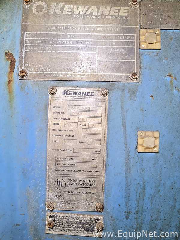 Calentador por Gas, Petróleo, Carbón, Electricidad Kewanee Boiler Company Inc H3S-200-G