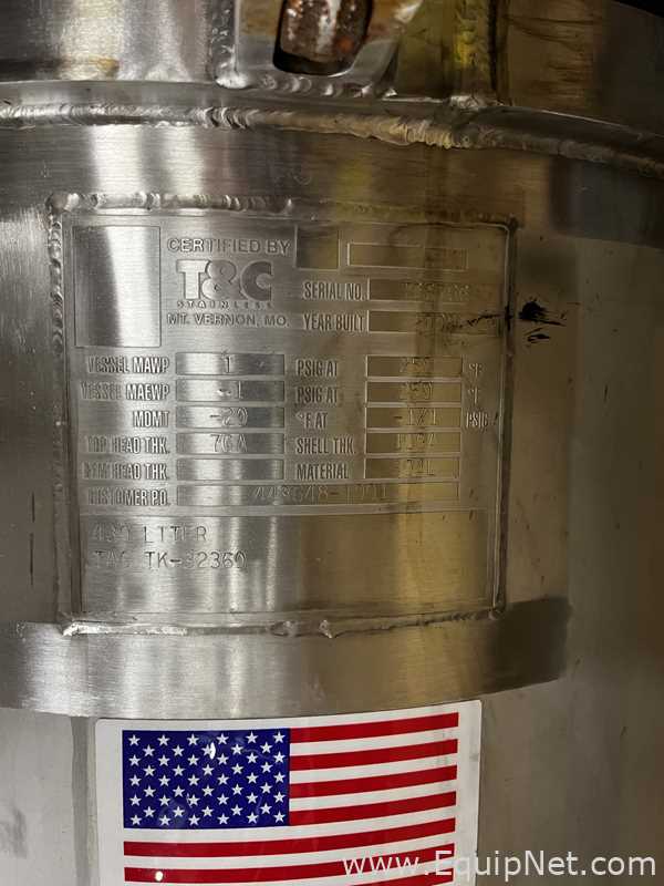 Tanque aço inox TandC Stainless 