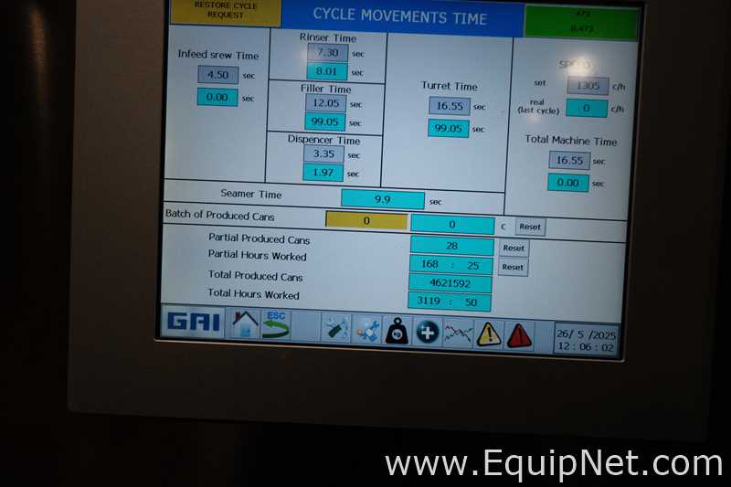 Maquinaria para Enlatado GAI SpA MLE6661-CAN-001