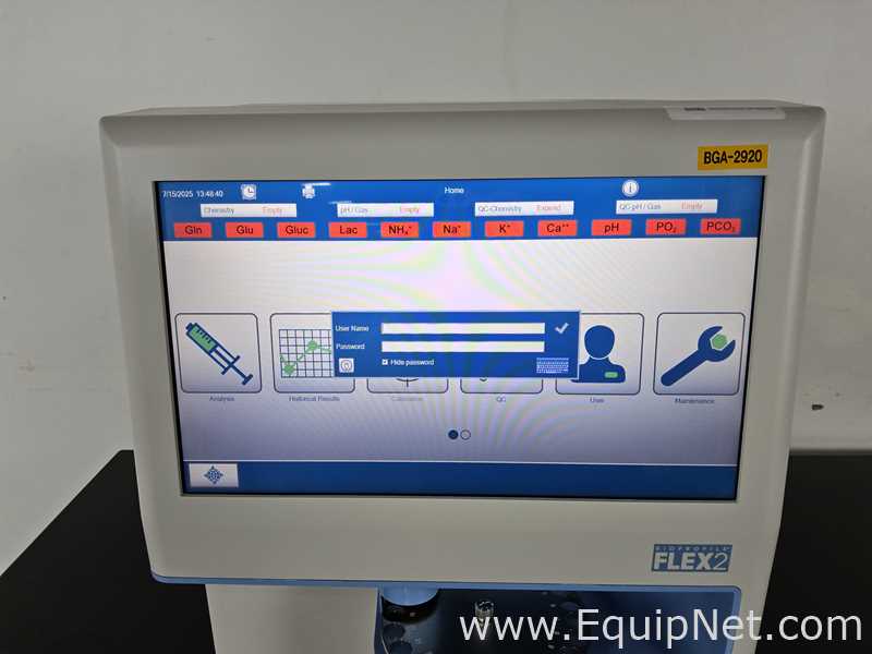 Analizador Nova Biomedical BioProfile FLEX2