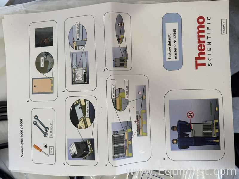 Centrífuga para laboratorio Thermo Scientific Sorvall Lynx 6000. Sin usar