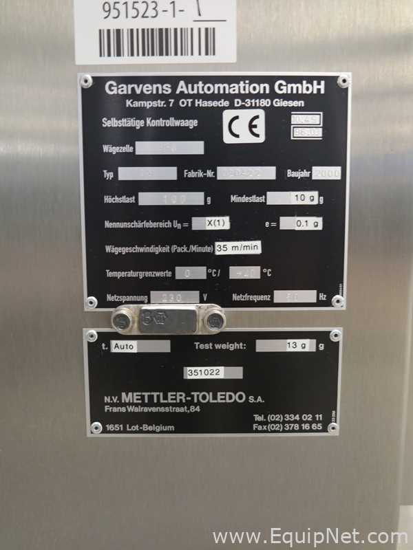 lote de   Verificador de Peso Garvens Automation GmbH 