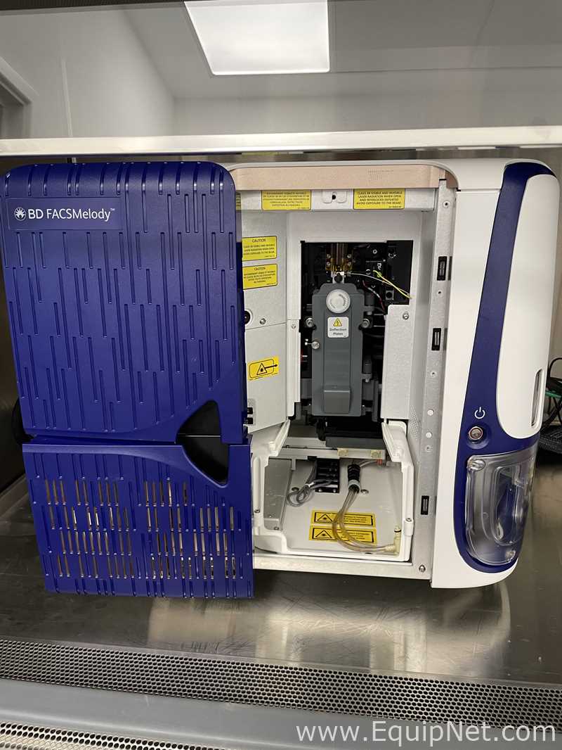BD Biosciences FACSMelody Cell Sorter With Compressor, Chiller, and Computer