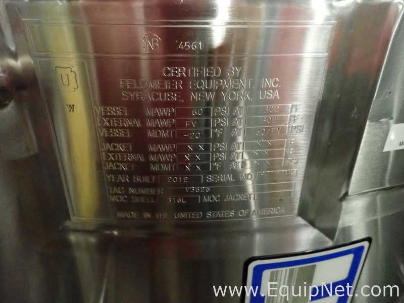 Tanque Acero inoxidable Feldmeier Equipment Inc. 