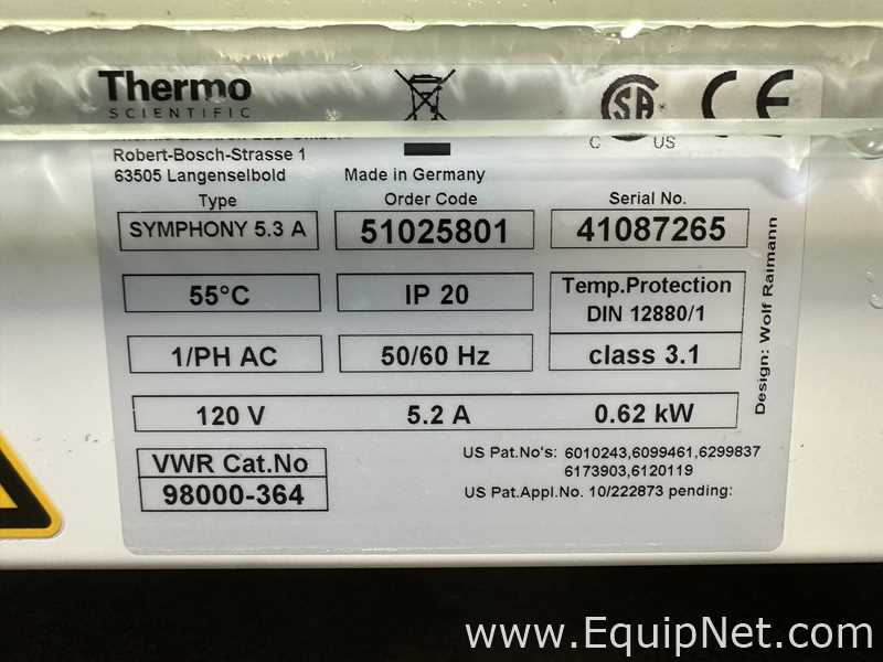 Incubadora VWR Symphony 5.3 A