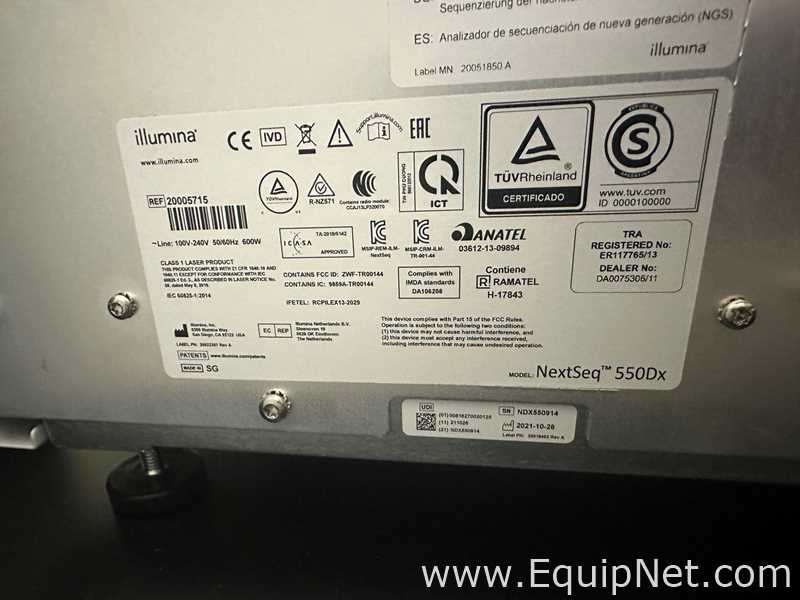 Illumina NextSeq 550 Dx Sequencer