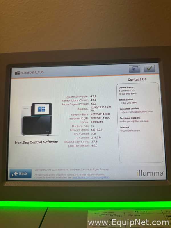 Illumina NextSeq 550 Dx Sequencer