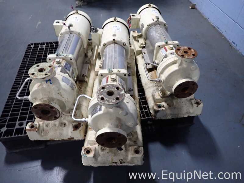 One Lot of Three Goulds 1X1.50 - 6 Centrifugal Pumps