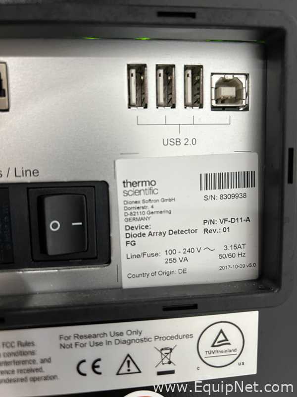 Thermo Scientific Vanquish HPLC with DAD and F Detectors