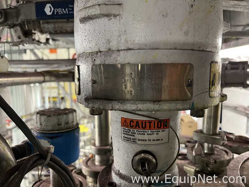 850 Lt Feldmeir 316L Stainless Steel Pal A Centrifuge Feed Tank with Agitator on Top