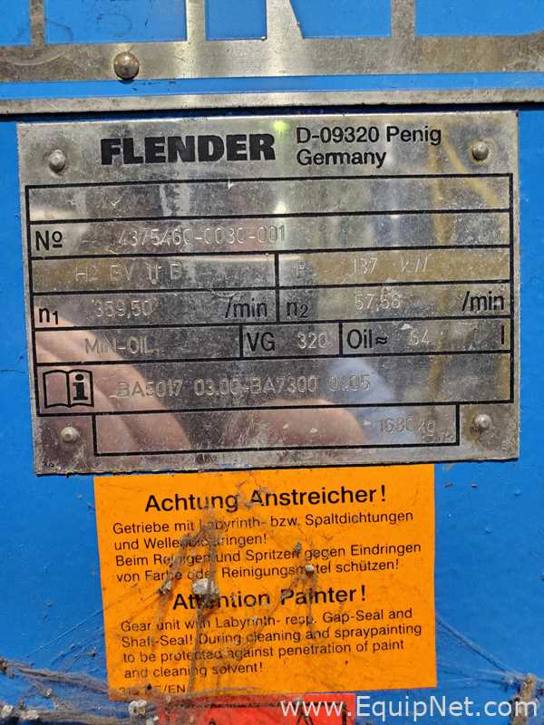 Lote de 2 Caja de Engranes Flender 