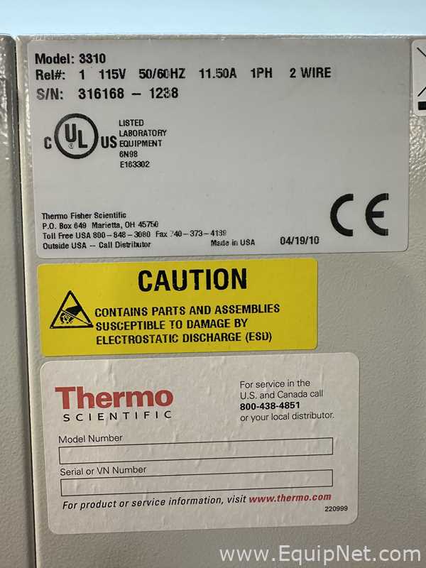 Incubadora Thermo Scientific 3310