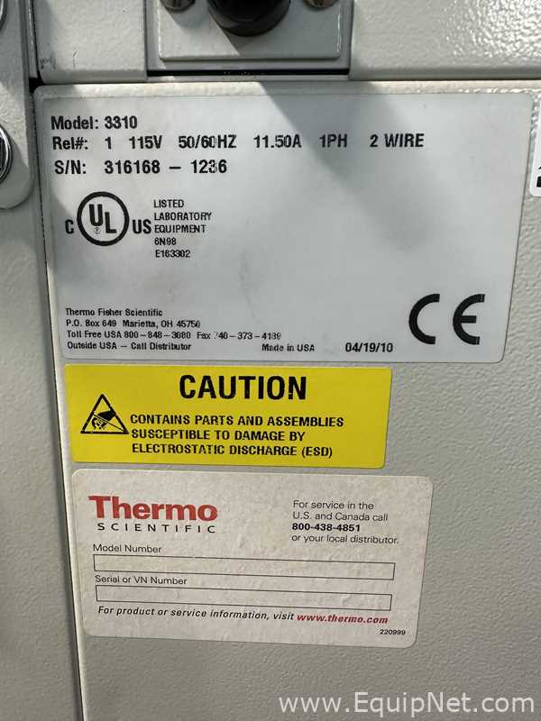Incubadora Thermo Scientific 3310