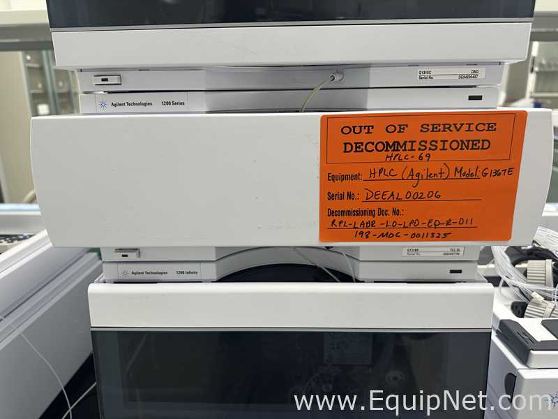Sistema HPLC Agilent Technologies 