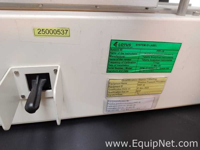 lote de   Processador Takahe Analytical Instruments PRESX-144