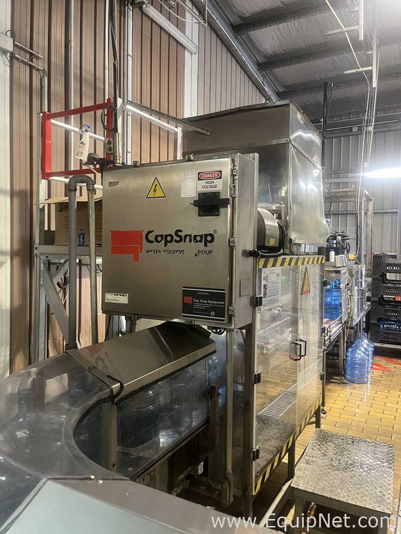Linha de Envase de Bebidas Cap Snap 300 Metric Adapta.  5 Galão