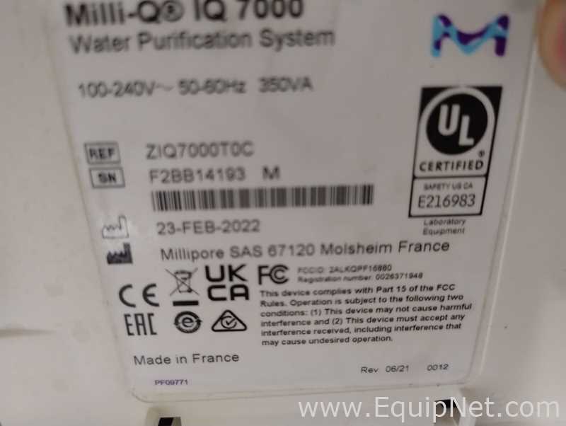 Sistema de Purificación y Destilación de Agua Merck  Elix Essential-15