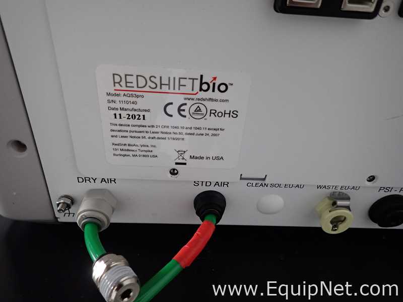 Analizador RedShift BioAnalytics , Inc. AQS3pro